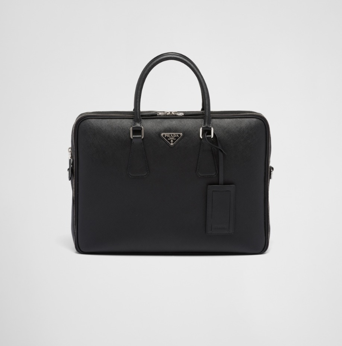 프라다 사피아노 가죽 브리프 케이스 DC팩토리