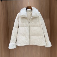 레플리카 브루넬로 쿠치넬리 여성 시어링 구스다운 패딩 TOP팩토리